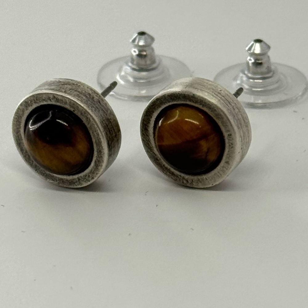 Myka tigers eye Stud Earrings